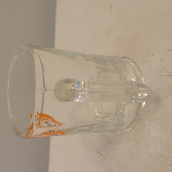 Vintage retro A&W clear glass mug 4 oz capacity 3.25" ral  frosty root beer mug. - Picture 3 of 7